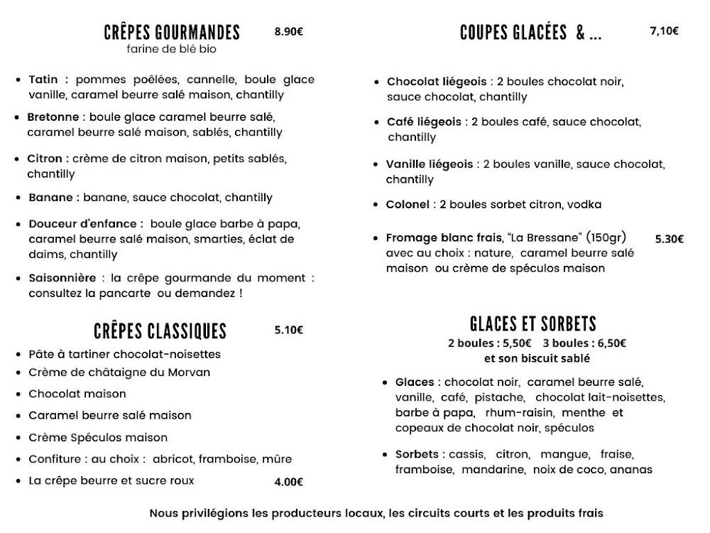 Côté Jardin Pouilly - Menu Image 2