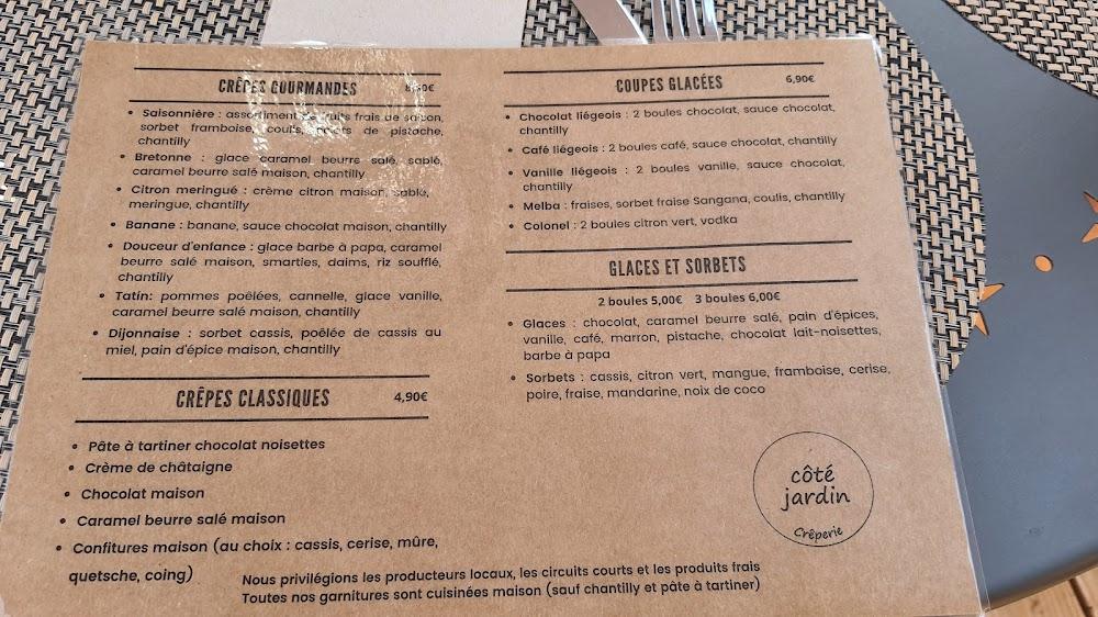 Côté Jardin Pouilly - Menu Image 3