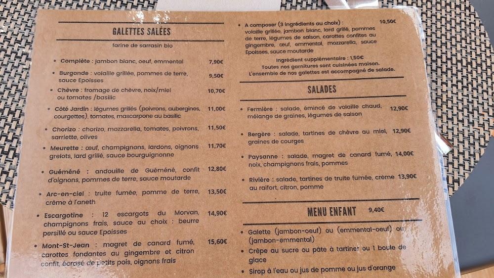 Côté Jardin Pouilly - Menu Image 4